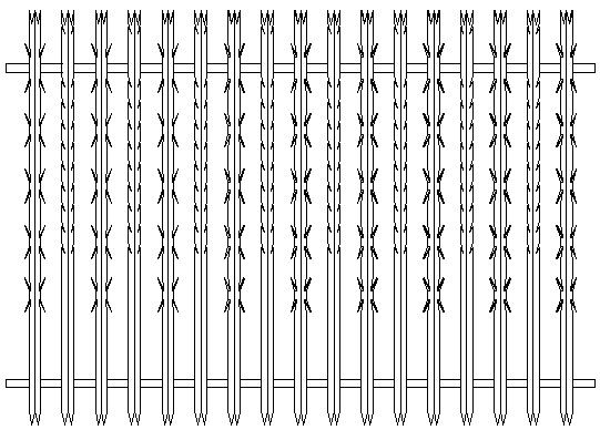 Mixed EXTRA-RAZOR Palisade